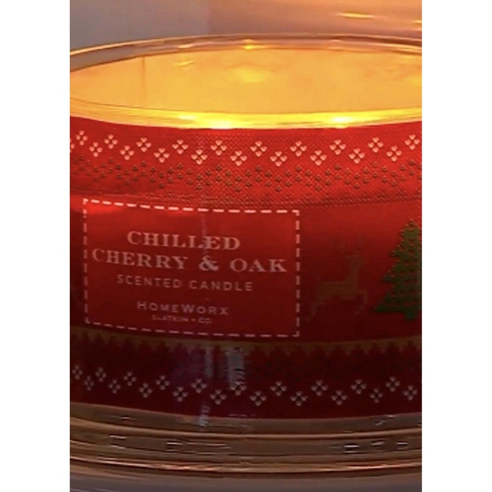 HomeWorx by Slatkin + Co. 18oz Apres All Day Candle - Chilled Cherry And Oak